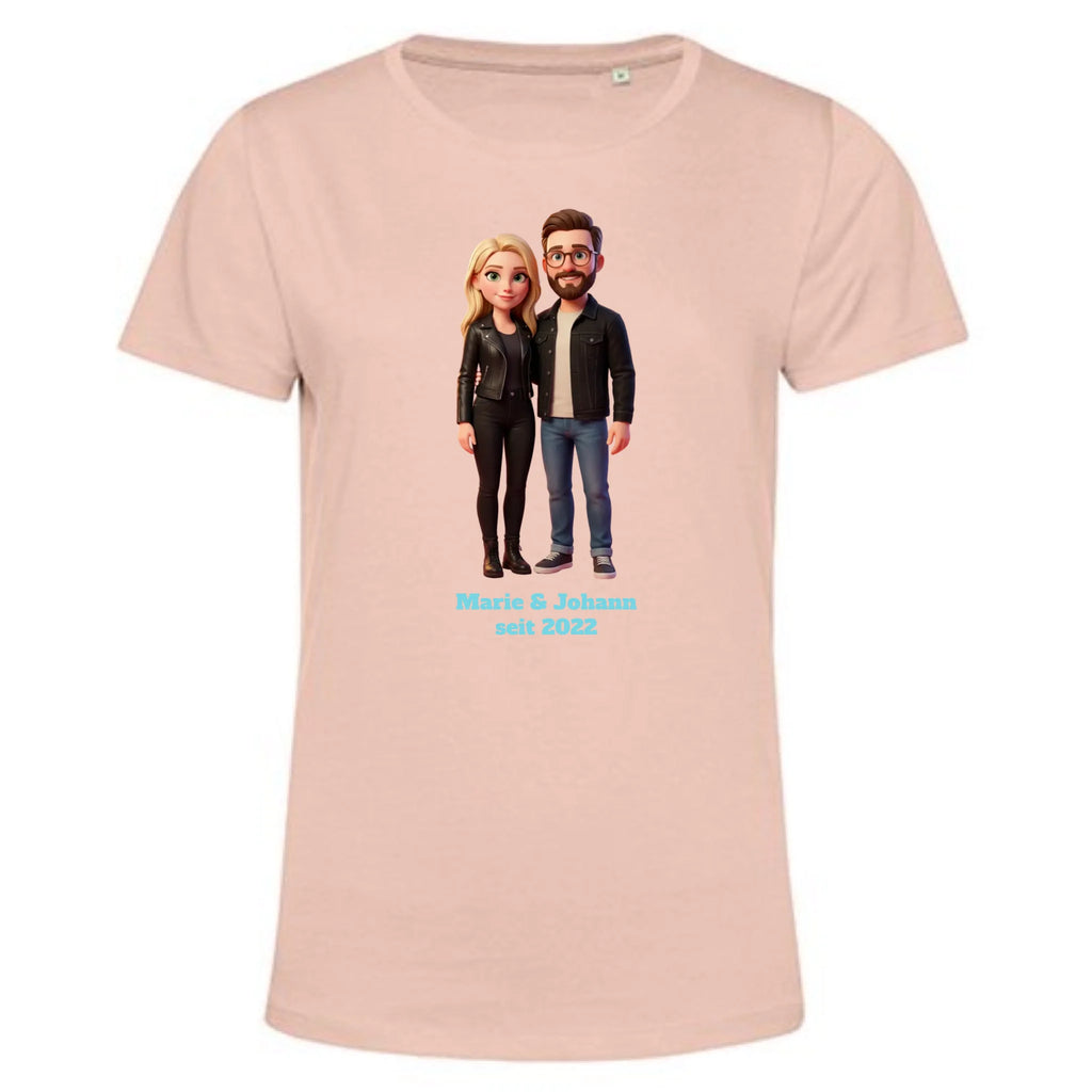 Personalisiertes T-Shirt Damen - rosa