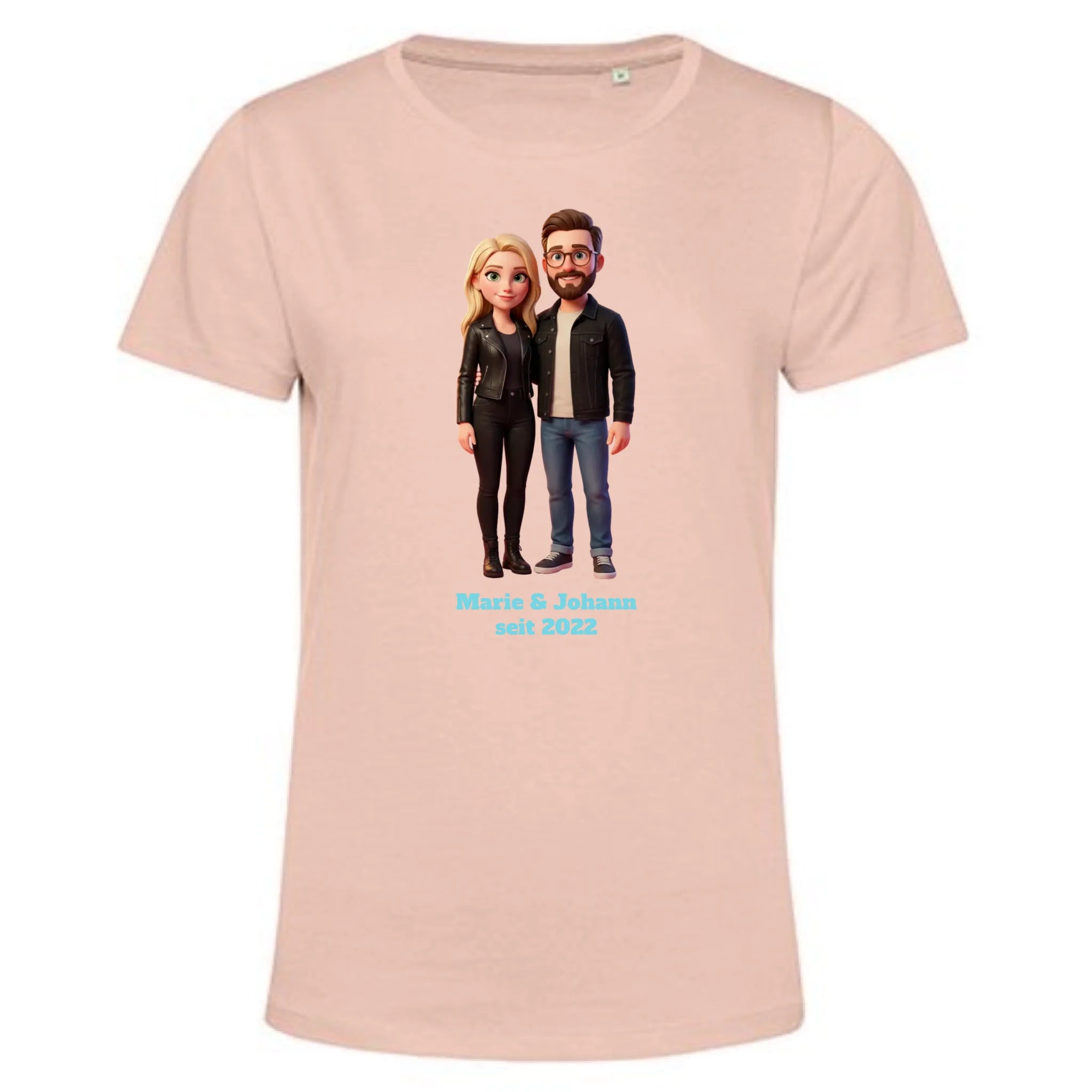 Personalisiertes T-Shirt Damen - rosa