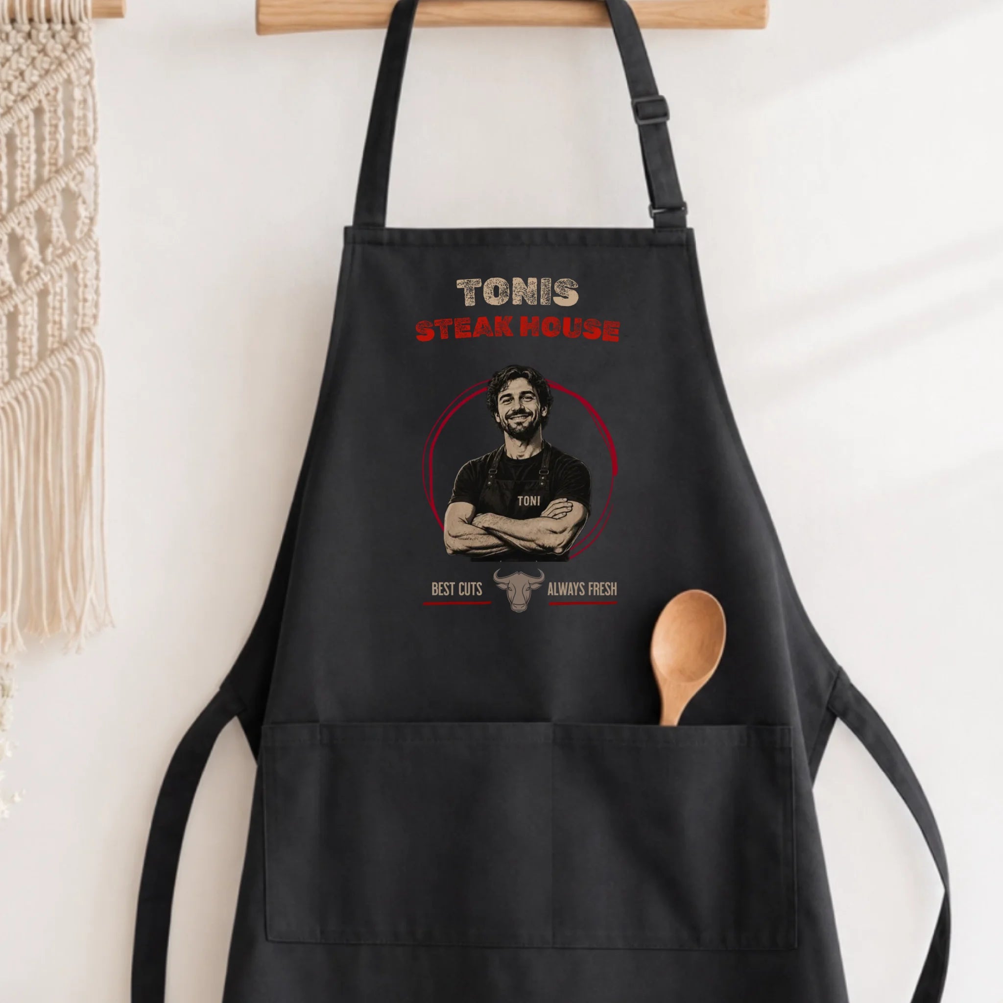 Personalisierte Schürze