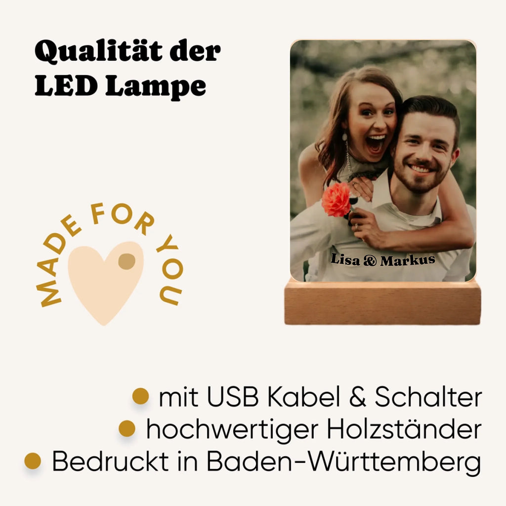 LED Lampe personalisiert
