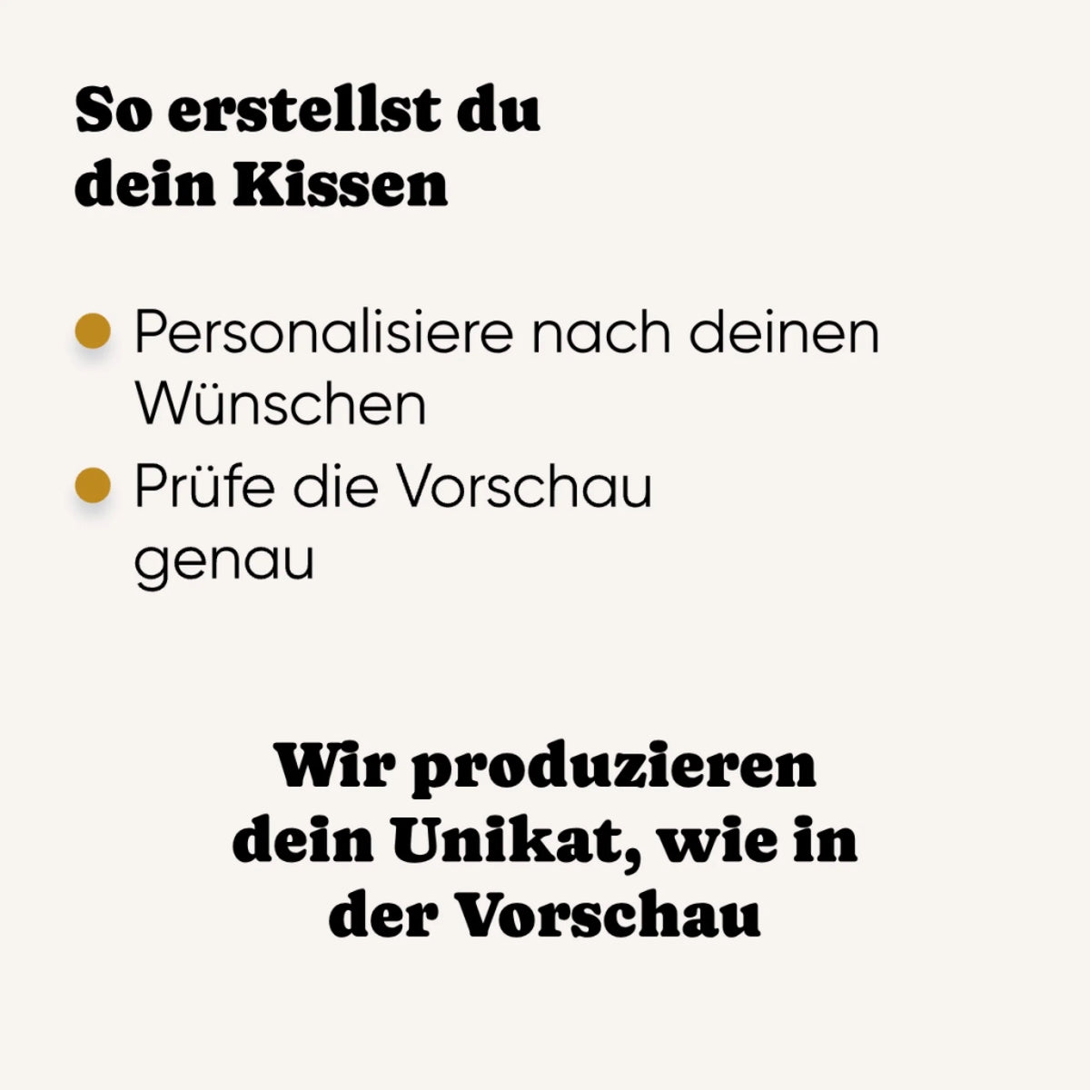 Personalisiertes Kissen