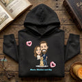 Personalisierter Hoodie schwarz