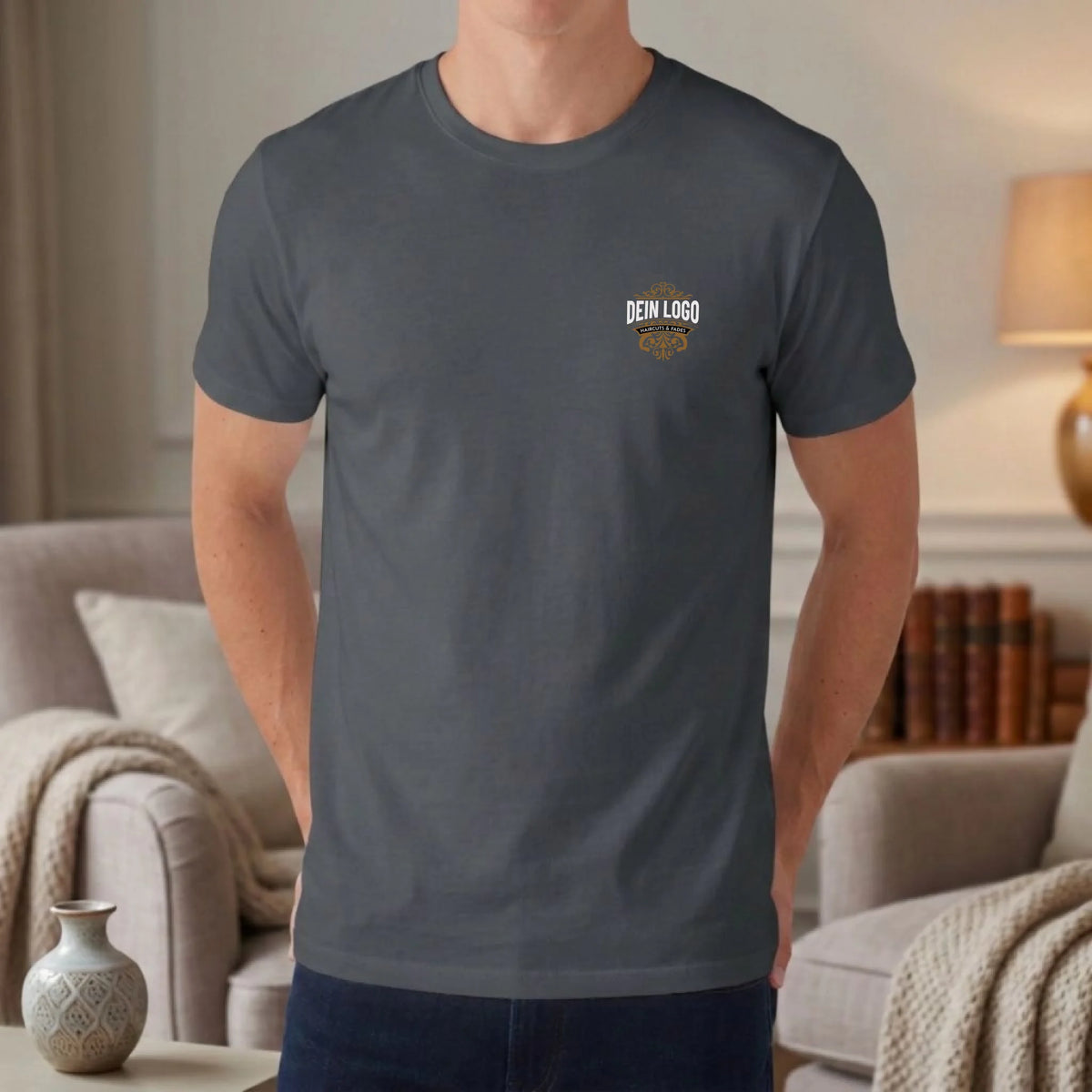 Personalisiertes T-shirt unisex - asphalt