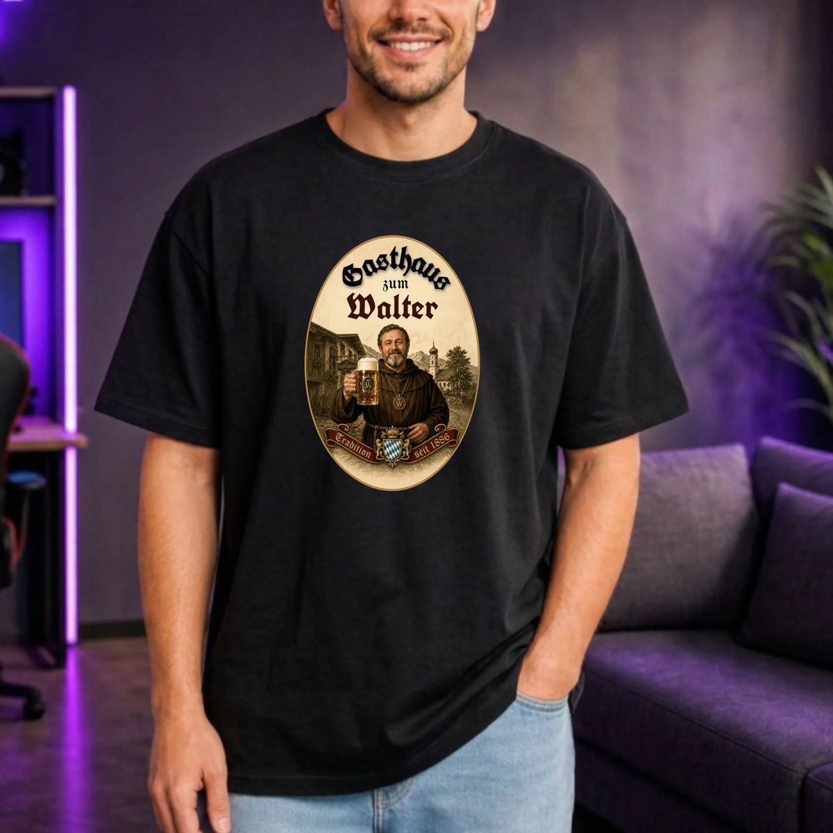 Personalisiertes Oversized T-Shirt