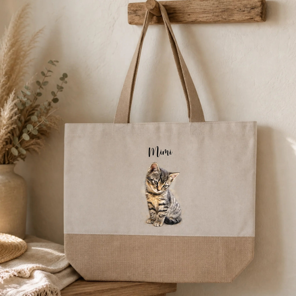 Katzen Tasche mit Foto Upload personalisiert