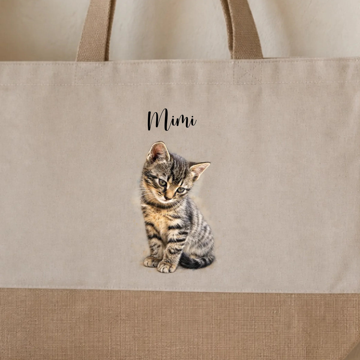 Katzen Tasche mit Foto Upload personalisiert