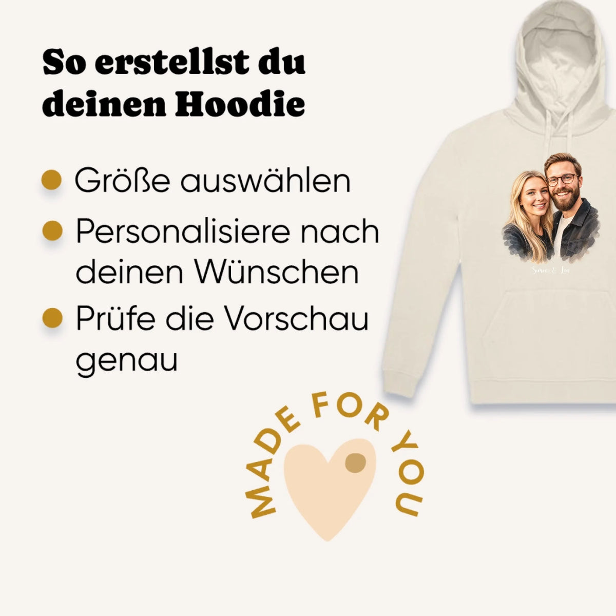 Personalisierter Hoodie