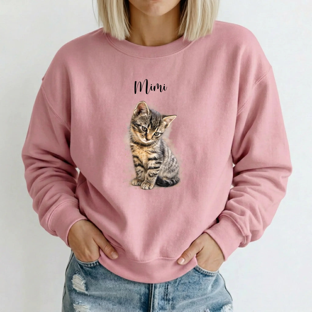 Personalisierter Sweater - rosa