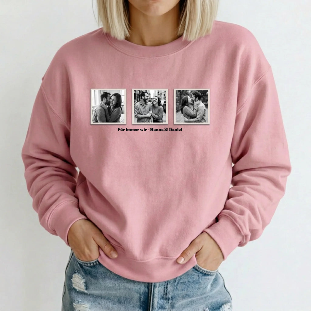 Personalisierter Sweater - rosa