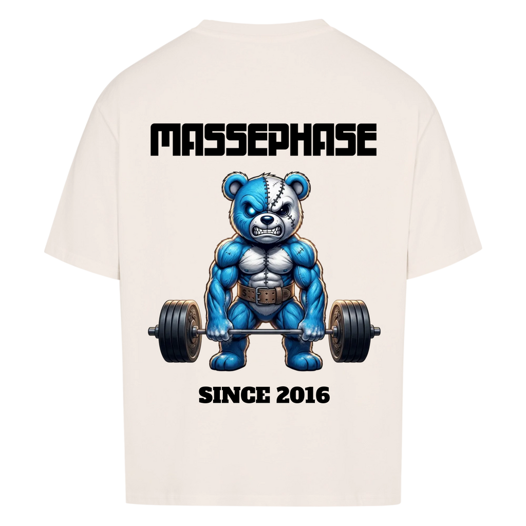 Oversized Gym Shirt - Massephase personalisiert White
