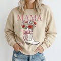 Personalisierter Mama Sweater - Western Coquette Sand