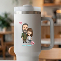 Comic Design Trinkbecher personalisiert