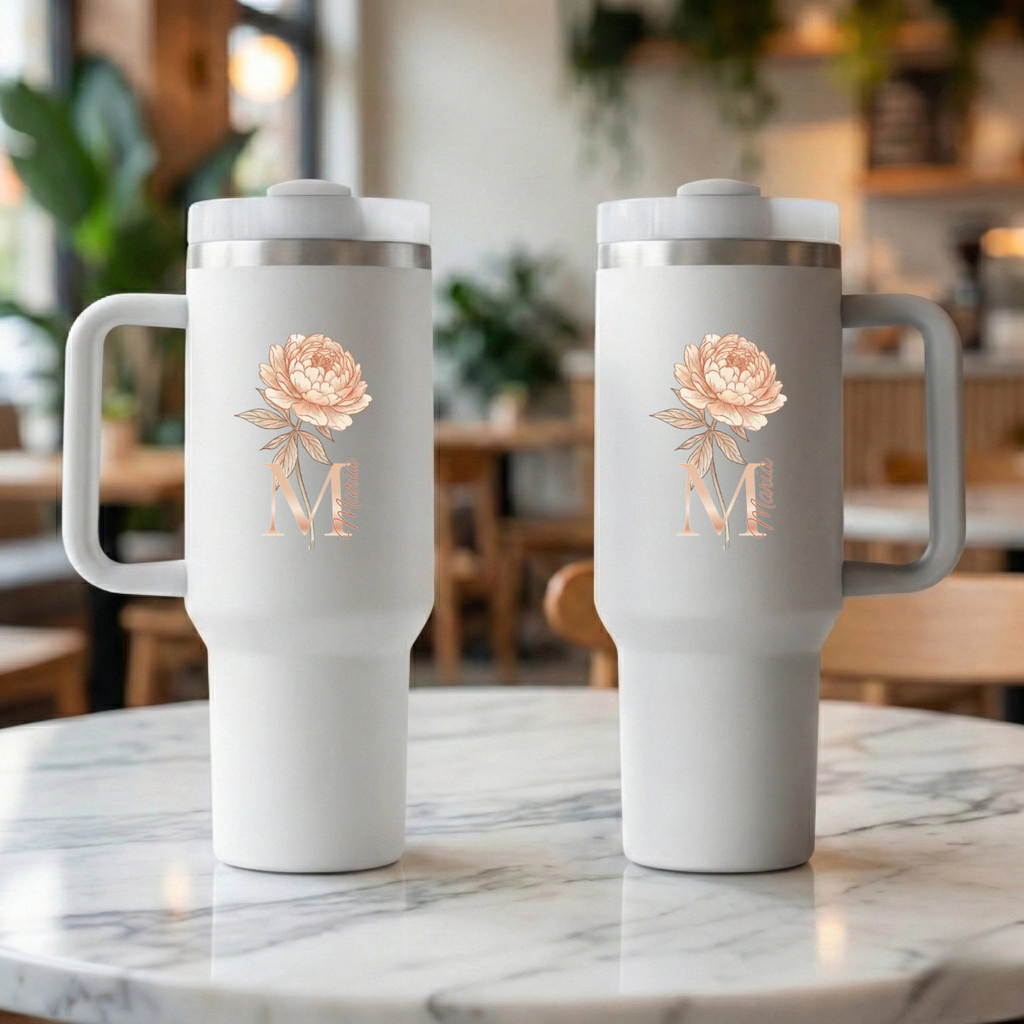 Thermobecher mit Design als Geschenk