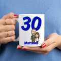 Tasse zum Geburtstag mit Foto und Text personalisiert