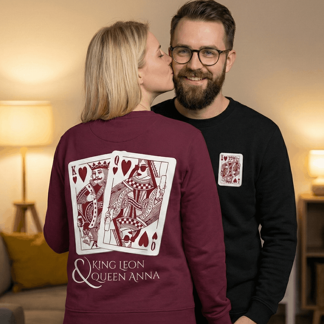 Personalisierter Partnerlook Sweater für Männer 
