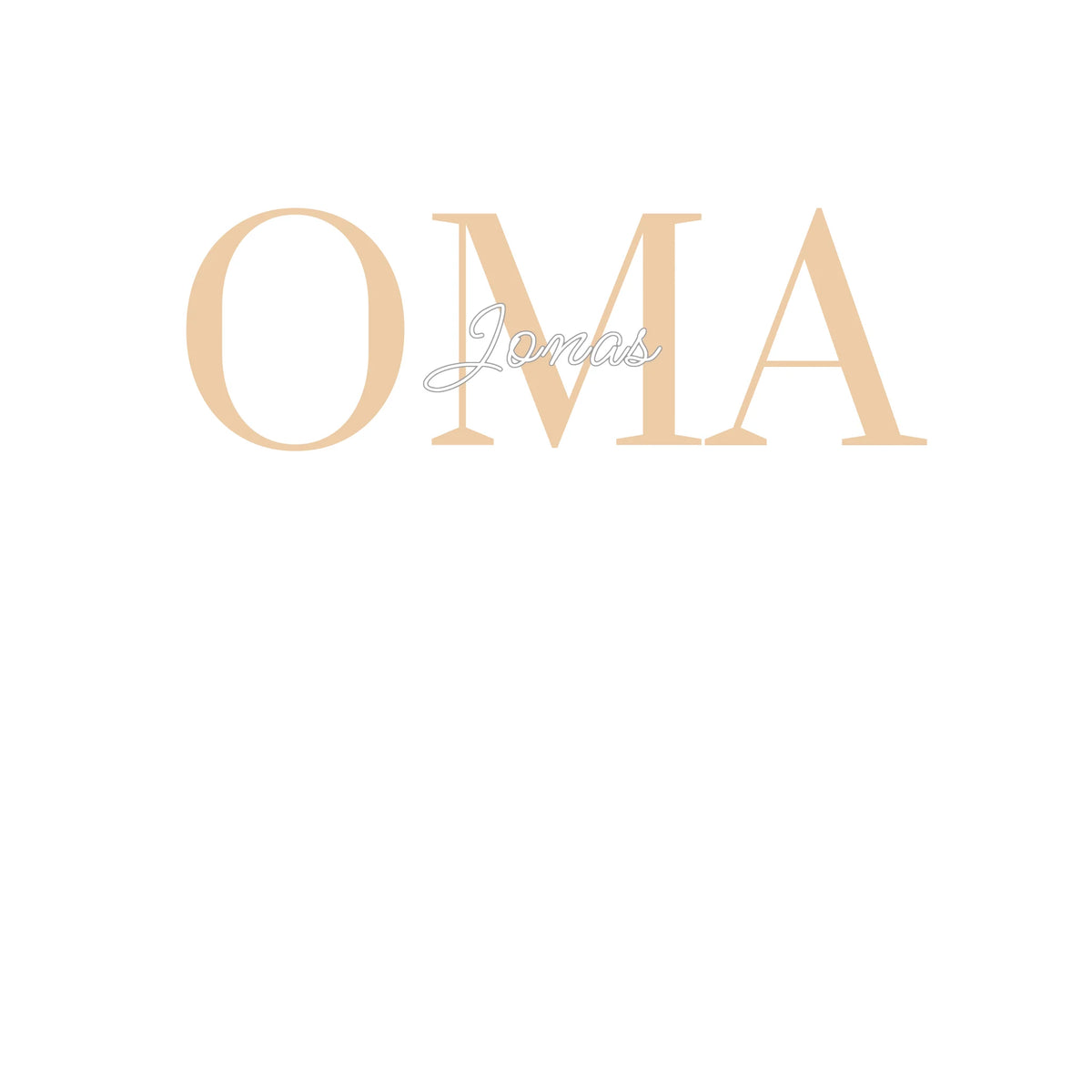 Oma Pullover personalisiert mit Namen der Enkel – Pullover Design