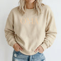 Oma Pullover personalisiert mit Namen der Enkel – Sweater beige