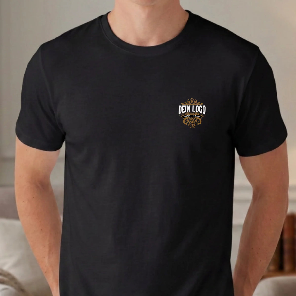 Personalisierte Firmen T-Shirts mit Logo – T-Shirt schwarz – Teamkleidung