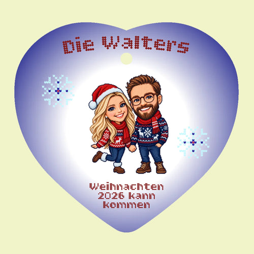 Personalisierter Autoanhänger mit Foto im 3D Stil – Detailansicht – Geschenk für Fahranfänger
