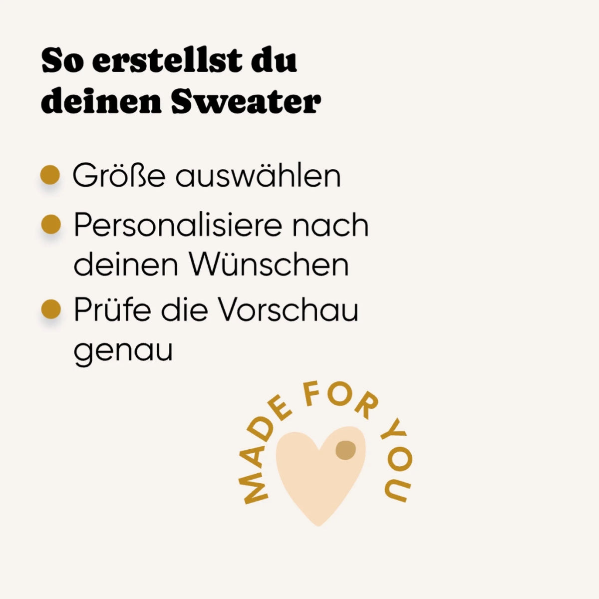 Personalisierter Lineart Pullover mit Foto – Qualität und Material