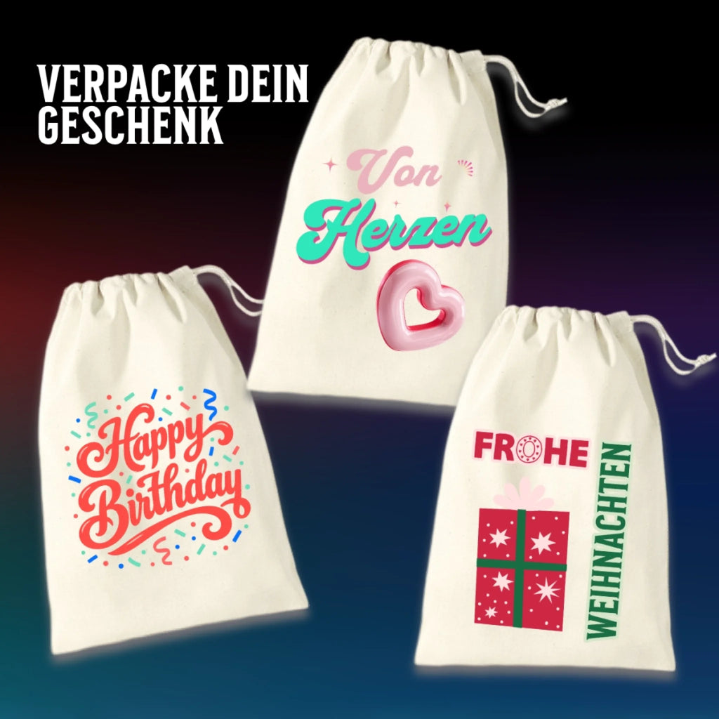 Personalisierter Weihnachtsbaumanhänger im Ugly Sweater Stil – mit roter Kordel – Weihnachtsgeschenk für Freunde
