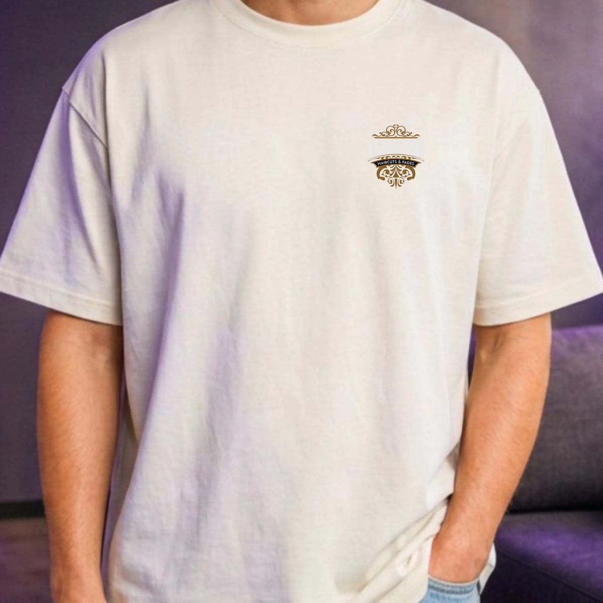 Personalisiertes Firmen Oversized T-Shirt mit Logo – Start-up Merch
