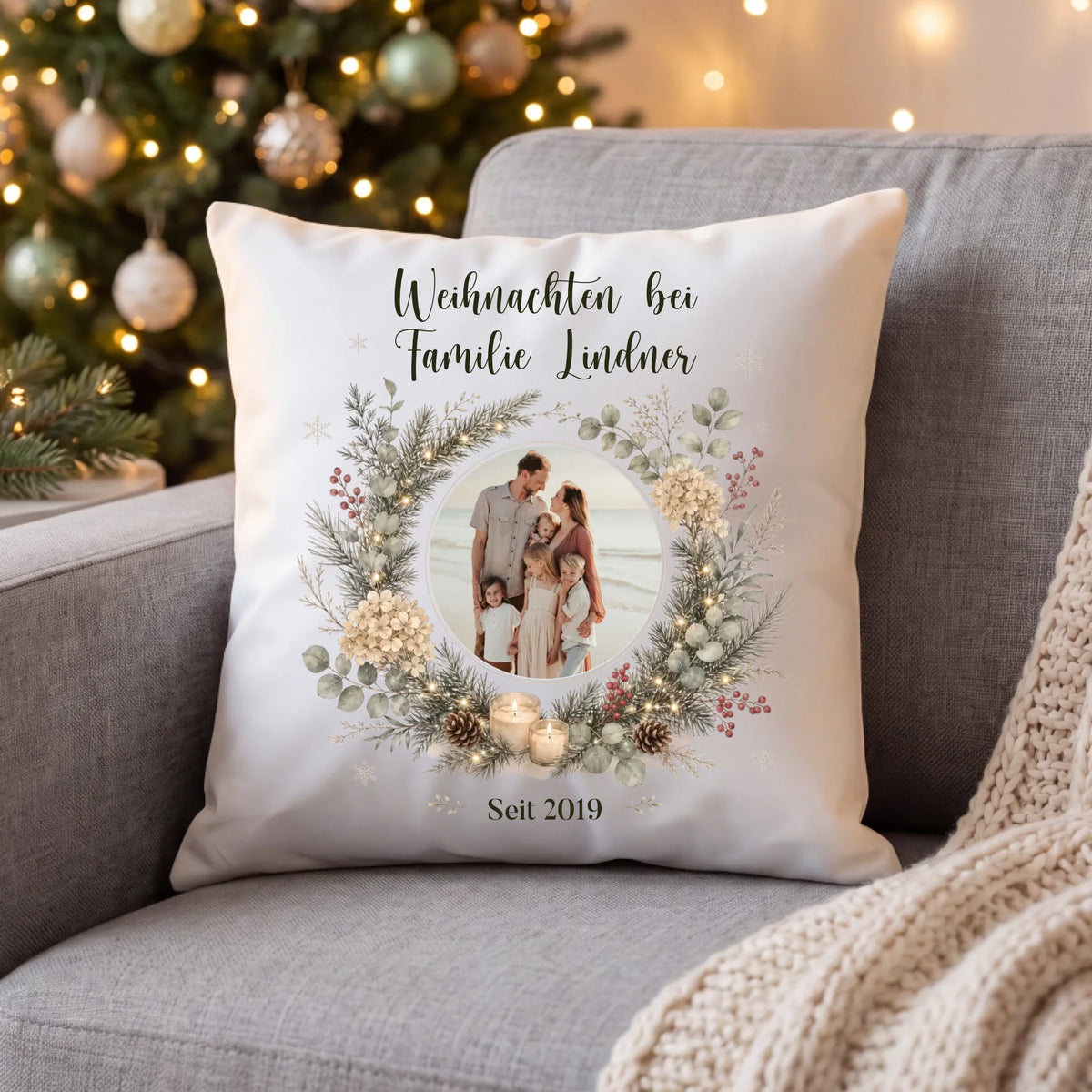 idee blumenkasten Bepflanzter 50 cm wintergrün Esszimmertisch in Weiß Hochglanz