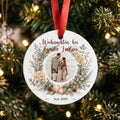 Anhänger für Weihnachtsbaum mit Foto personalisiert - Geschenk für Familie zu Weihnachten